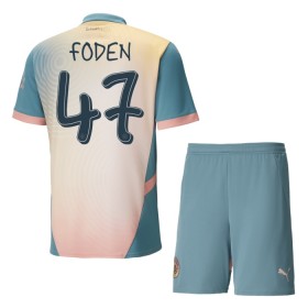 Dječji Nogometni Dres Manchester City Foden 47 Četvrta 2024-25